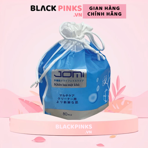Khăn lau mặt khô Jomi 80 miếng (20x15cm)
