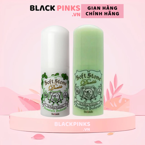 Lăn khử mùi Deonatulle đá khoáng trắng không màu/xanh sáng da 20g