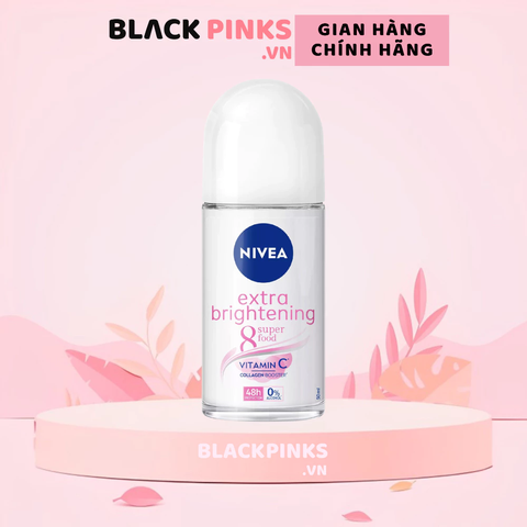 Lăn khử mùi Nivea Extra Brightening sáng mịn tối ưu 50ml