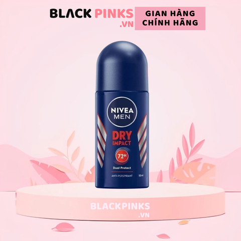 Lăn khử mùi Nivea Men khô thoáng da vượt trội 50ml