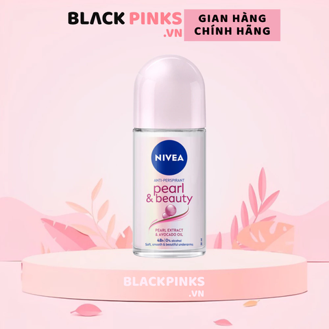 Lăn khử mùi Nivea ngọc trai dưỡng da sáng mịn 50ml