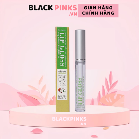 Lipgloss dưỡng môi Milaganics dầu dừa 5ml