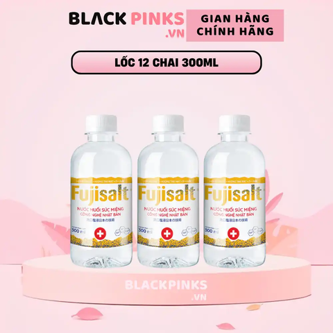 Lốc 12 chai nước muối súc miệng I-on Fujisalt 300ml