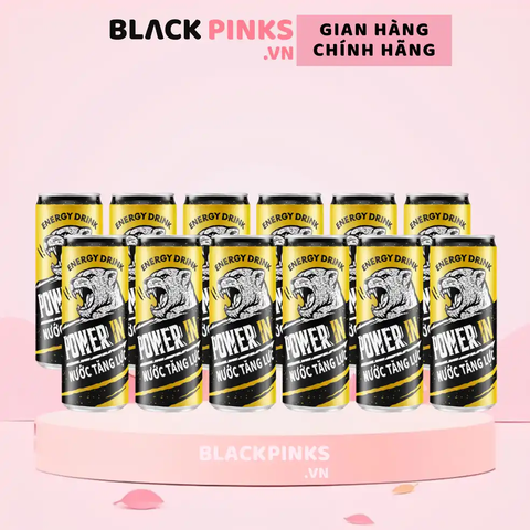 Lốc 12 lon nước tăng lực Power In 320ml
