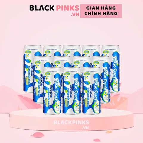 Lốc 12 lon nước uống sữa chua Yogo 320ml