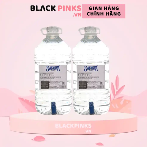 Lốc 2 bình nước uống tinh khiết Sapuwa 5L có vòi