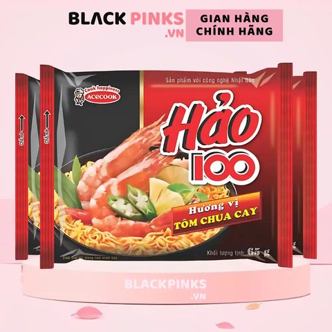Lốc 5 gói mì Hảo Hảo 100 tôm chua cay gói 65g