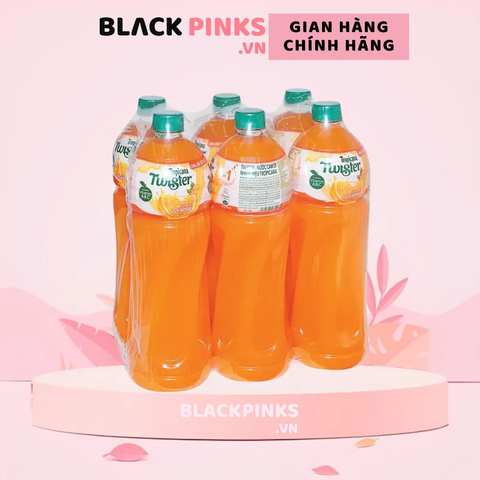 Lốc 6 chai nước cam ép Twister 1L
