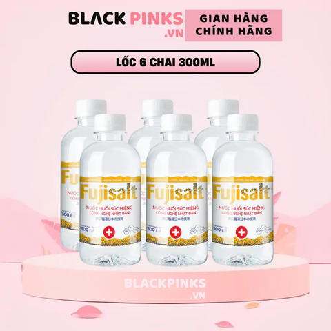 Lốc 6 chai nước muối súc miệng I-on Fujisalt 300ml