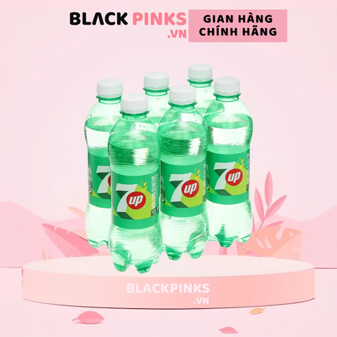 Lốc 6 chai nước ngọt 7Up 390ml
