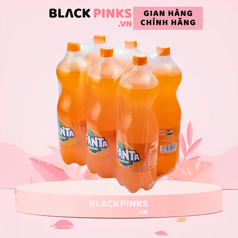 Lốc 6 chai nước ngọt Fanta cam 1.5L