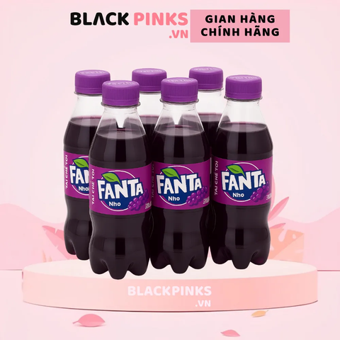 Lốc 6 chai nước ngọt Fanta nho 300ml