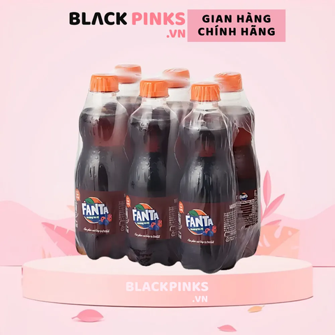 Lốc 6 chai nước ngọt Fanta xá xị 390ml