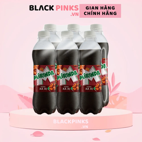 Lốc 6 chai nước ngọt Mirinda xá xị 390ml