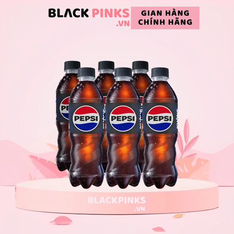 Lốc 6 chai nước ngọt Pepsi không calo 390ml