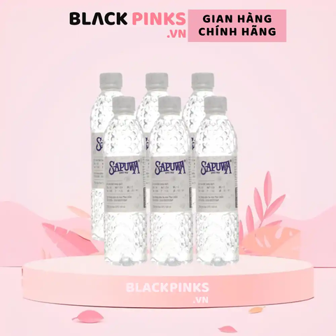 Lốc 6 chai nước uống tinh khiết Sapuwa 500ml
