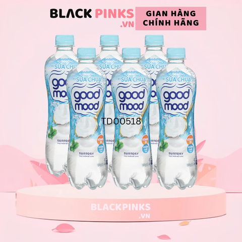 Lốc 6 chai nước uống Good mood vị sữa chua 450ml