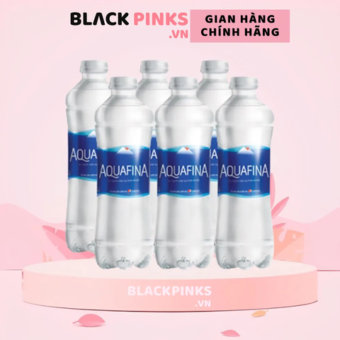 Lốc 6 chai nước uống tinh khiết Aquafina 500ml