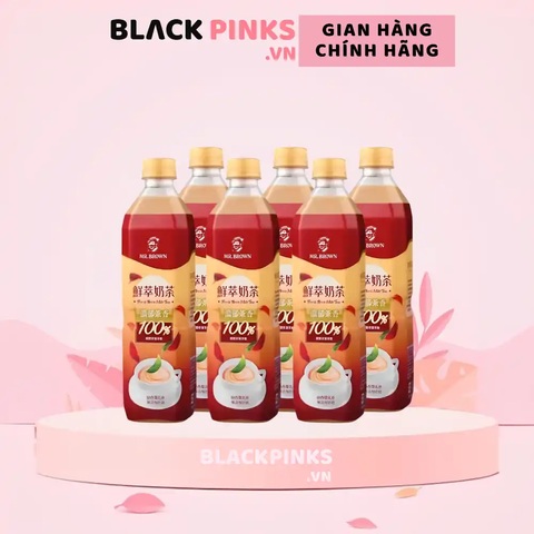 Lốc 6 chai trà sữa Mr.Brown Fresh Brew 580ml