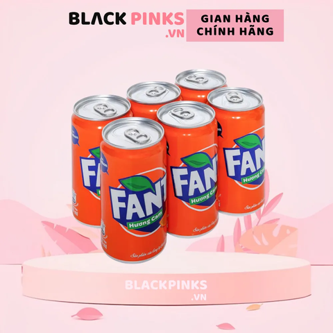 Lốc 6 lon nước ngọt Fanta cam 235ml
