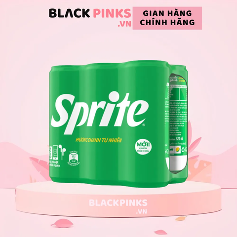 Lốc 6 lon nước ngọt Sprite chanh 320ml