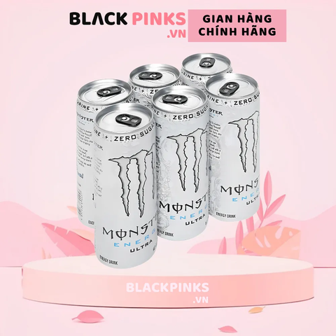 Lốc 6 lon nước tăng lực Monster Energy Ultra 355ml