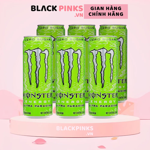 Lốc 6 lon nước tăng lực Monster Energy Ultra Paradise 355ml