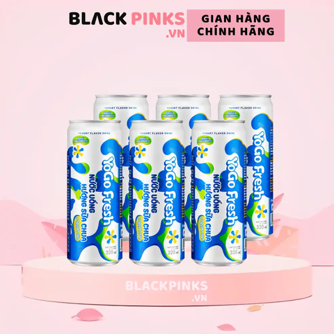 Lốc 6 lon nước uống sữa chua Yogo 320ml