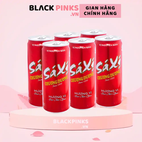 Lốc 6 lon sá xị Chương Dương 320ml