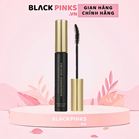 Mascara B.O.M làm dày và cong mi 01 màu đen 8g (nắp vàng)
