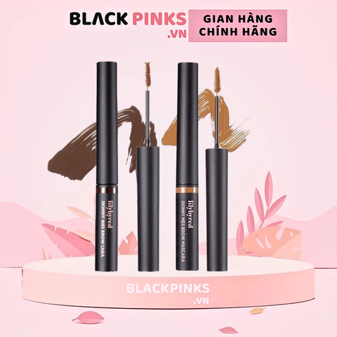 Mascara lông mày Lilybyred lâu trôi - 01 nâu sáng/02 nâu tự nhiên 3.5g