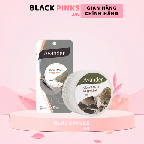 Mặt nạ Avander đất sét bùn non se khít lỗ chân lông 15ml/110g