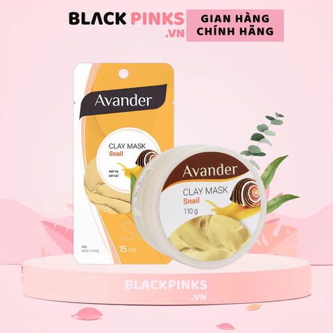 Mặt nạ Avander đất sét Ốc Sên giúp phục hồi da 15ml