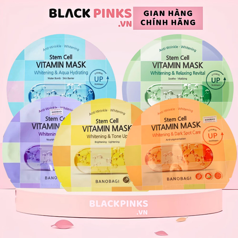 Mặt nạ Banobagi dưỡng sáng - nâng tông da/thư giãn da/mờ thâm nám/làm săn chắc da/cấp nước 30g