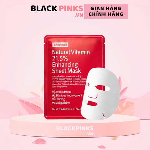 Mặt nạ By Wishtrend Vitamin 21.5 làm sáng da 23ml