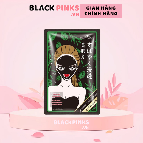 Mặt nạ đen Sexylook tràm trà/ngọc trai/hoa cúc/hoa hồng đỏ 28ml