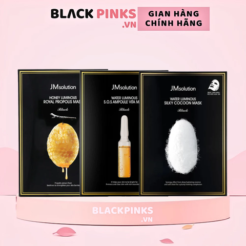 Mặt nạ JMsolution dưỡng sáng và săn chắc da 30ml/kén tằm cấp ẩm và đàn hồi da 35ml/mật ong dưỡng sáng và dưỡng ẩm 30ml
