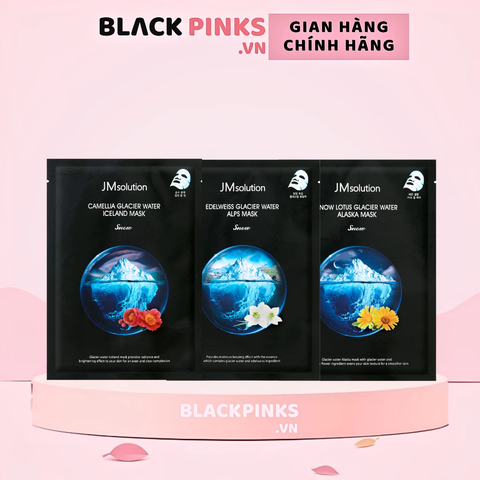 Mặt nạ JMsolution hoa trà iceland dưỡng sáng chuyên sâu/hoa nhung tuyết dưỡng ẩm/hoa cúc alaska cấp ẩm chuyên sâu 30ml