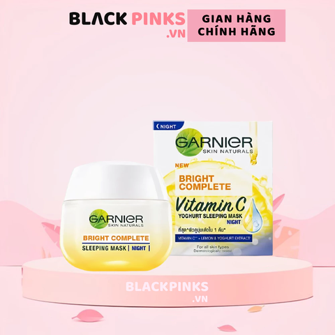 Mặt nạ ngủ Garnier tinh chất sữa chua sáng da ban đêm 50ml