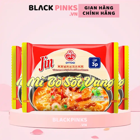 Mì Jin Ottogi vị bò sốt vang gói 80g