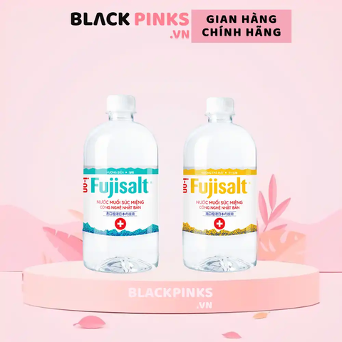 Nước muối súc miệng I-on Fujisalt hương the mát và biển 680ml