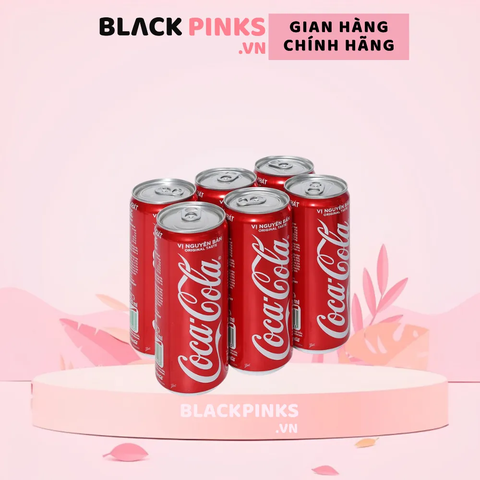 Lốc 6 lon nước ngọt Coca Cola 320ml