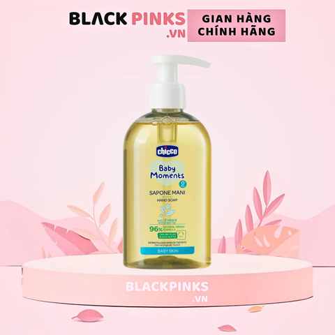 Nước rửa tay diệt khuẩn chiết xuất trà xanh Chicco 0M+ 250ml