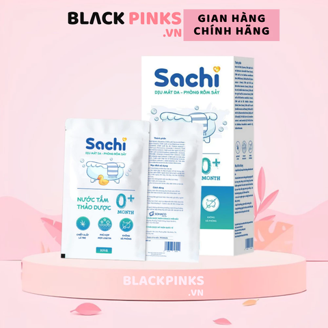 Nước tắm thảo dược Sachi an toàn cho bé 10 góix10ml