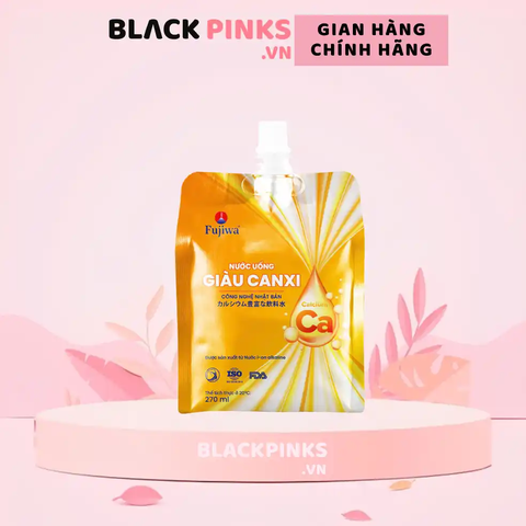 Nước uống giàu canxi Fujiwa vị cam túi 270ml