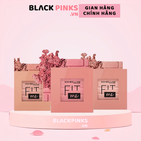 Phấn má hồng Maybelline mịn lì chuẩn màu 10/20/30 Brave/Hopeful/Fierce 4.5g