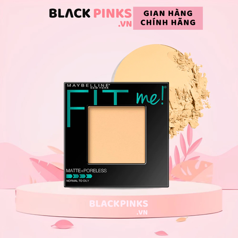 Phấn phủ Maybelline mịn lì kiềm dầu 110 Porcelain/120 Classic Ivory/130 Buff Beige/220 Natural Beige 8.5g