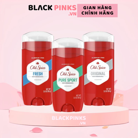 Sáp khử mùi Old Spice hương Pure Sport năng động/Fresh tươi mát/Original truyền thống 85g