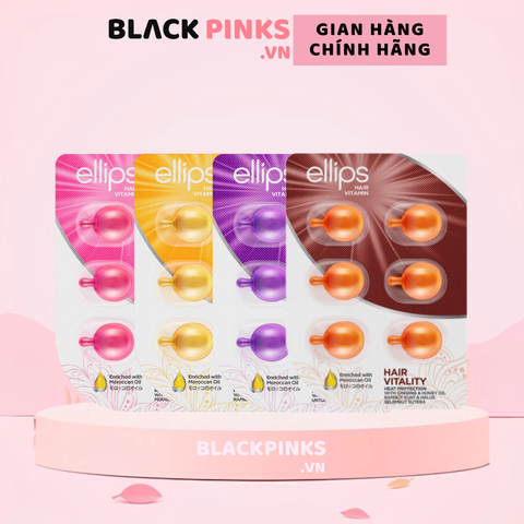 Serum dưỡng tóc Ellips Vitamin vỉ 6 viên