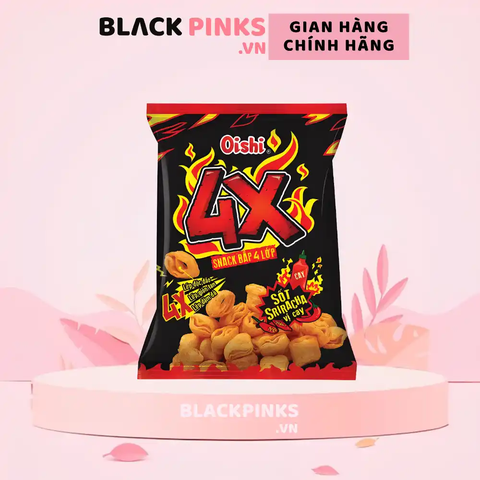 Snack bắp Oishi 4X sốt Sriracha vị cay gói 68g